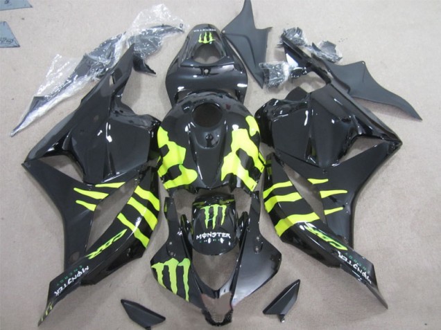 Negro Verde Monster Carenado Moto Honda CBR 600 RR 09-12 Negro Verde Monster Carenado Moto Honda CBR 600 RR 09-12
