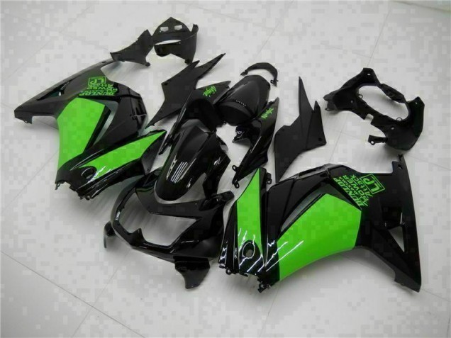 Negro Verde Ninja Carenado Moto Kawasaki EX250 08-12 Negro Verde Ninja Carenado Moto Kawasaki EX250 08-12