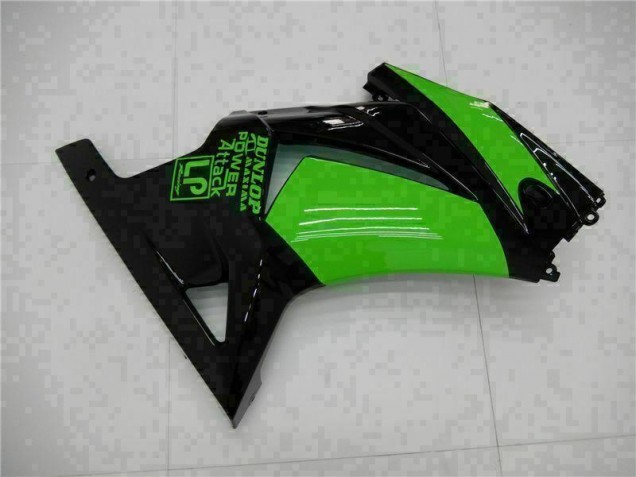Negro Verde Ninja Carenado Moto Kawasaki EX250 08-12 Negro Verde Ninja Carenado Moto Kawasaki EX250 08-12