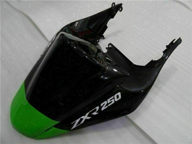 Negro Verde Plástico Moto Kawasaki EX250 08-12 Negro Verde Plástico Moto Kawasaki EX250 08-12