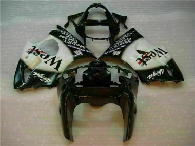 Negro West Ninja Carenado Moto Kawasaki ZX6R 00-02