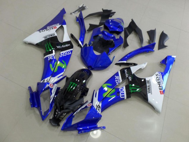 Nuevo Movistar ABS Moto Plástico Yamaha R6 08-16 Nuevo Movistar ABS Moto Plástico Yamaha R6 08-16