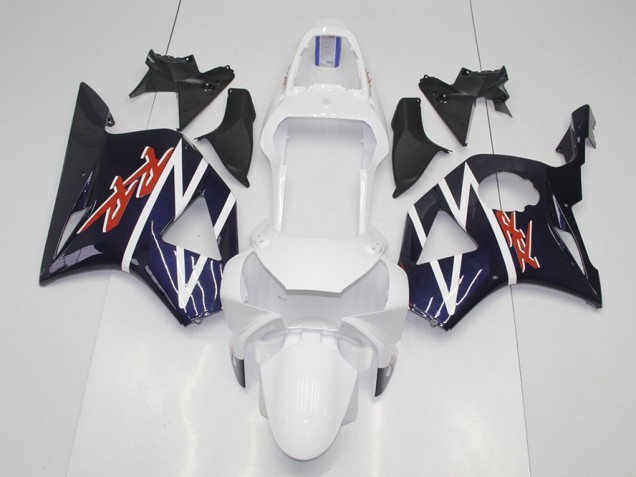 Oscuro Azul Blanco Carenado Moto Honda CBR 900 RR 954 02-03 Oscuro Azul Blanco Carenado Moto Honda CBR 900 RR 954 02-03
