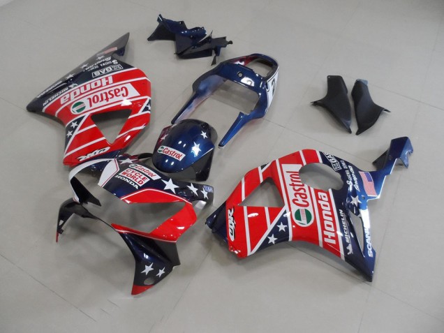 Oscuro Azul Star Carenado Moto Honda CBR 900 RR 954 02-03 Oscuro Azul Star Carenado Moto Honda CBR 900 RR 954 02-03