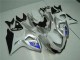 Plata Blanco Carenado Moto Suzuki GSXR 1000 K9 09-16