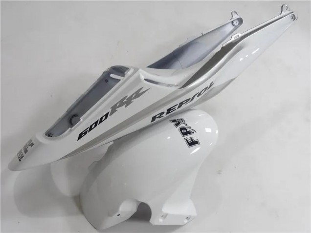 Plata Blanco Negro Repsol Carenado Moto Honda CBR 600 RR 03-04 Plata Blanco Negro Repsol Carenado Moto Honda CBR 600 RR 03-04