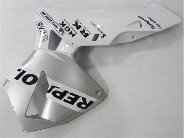 Plata Blanco Negro Repsol Carenados Moto Honda CBR 600 RR 03-04 Plata Blanco Negro Repsol Carenados Moto Honda CBR 600 RR 03-04