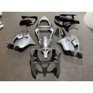 Plata Brillante Negro Carenado & Plástico Moto Kawasaki ZX9R 02-03