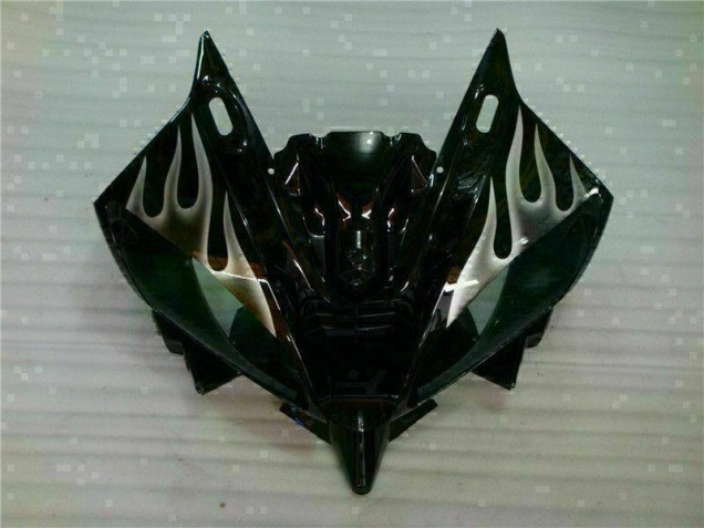 Plata Llama Negro Carenado Moto Yamaha R6 06-07 Plata Llama Negro Carenado Moto Yamaha R6 06-07