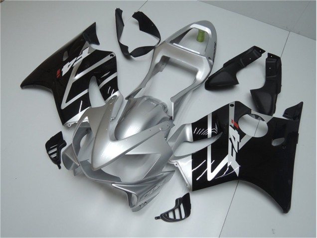 Plata Negro Carenado Moto Honda CBR 600 F4i 01-03 Plata Negro Carenado Moto Honda CBR 600 F4i 01-03