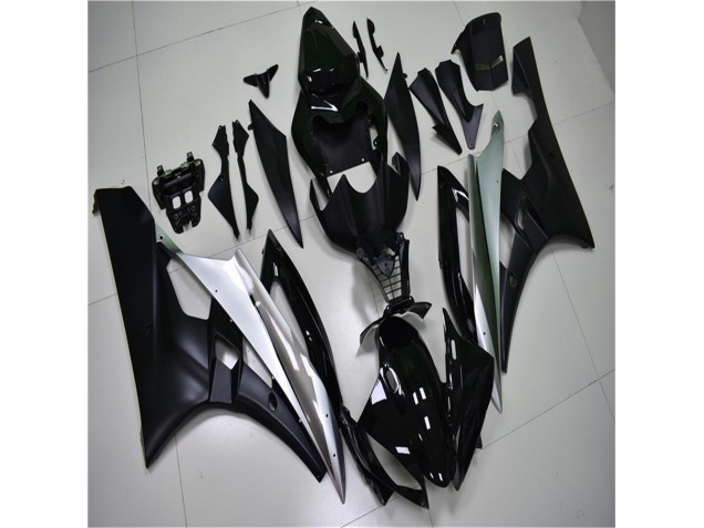 Plata Negro Carenado Moto & Plástico Yamaha R6 06-07 Plata Negro Carenado Moto & Plástico Yamaha R6 06-07