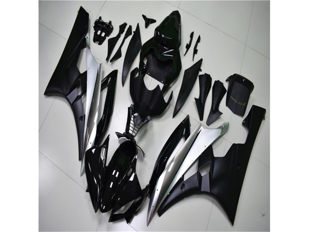 Plata Negro Carenado Moto & Plástico Yamaha R6 06-07 Plata Negro Carenado Moto & Plástico Yamaha R6 06-07