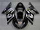 Plata Negro Carenado Moto Suzuki GSXR 1000 K1 00-02 Plata Negro Carenado Moto Suzuki GSXR 1000 K1 00-02