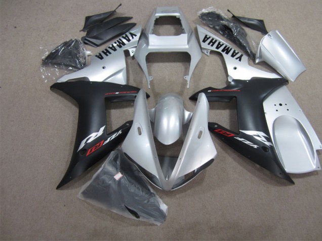 Plata Negro Carenado Moto Yamaha R1 04-06 Plata Negro Carenado Moto Yamaha R1 04-06