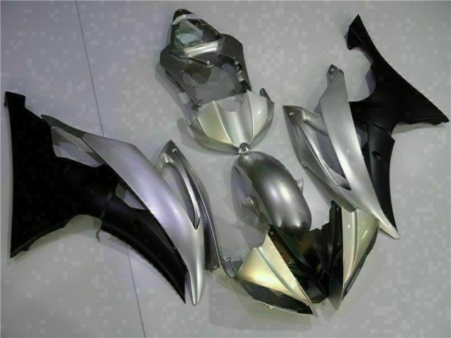 Plata Negro Carenado Moto Yamaha R6 08-16 Plata Negro Carenado Moto Yamaha R6 08-16