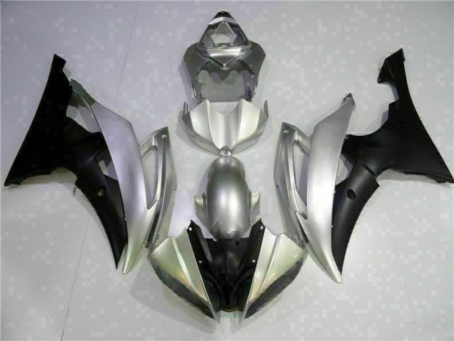 Plata Negro Carenado Moto Yamaha R6 08-16 Plata Negro Carenado Moto Yamaha R6 08-16