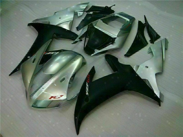 Plata Negro Kits Carenado Moto Yamaha R1 02-03 Plata Negro Kits Carenado Moto Yamaha R1 02-03