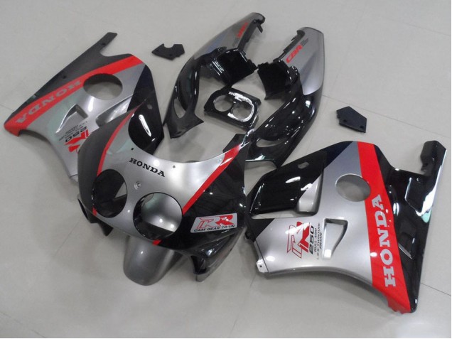 Plata Negro Rojo Carenado Moto Honda CBR 250 RR MC22 91-98 Plata Negro Rojo Carenado Moto Honda CBR 250 RR MC22 91-98