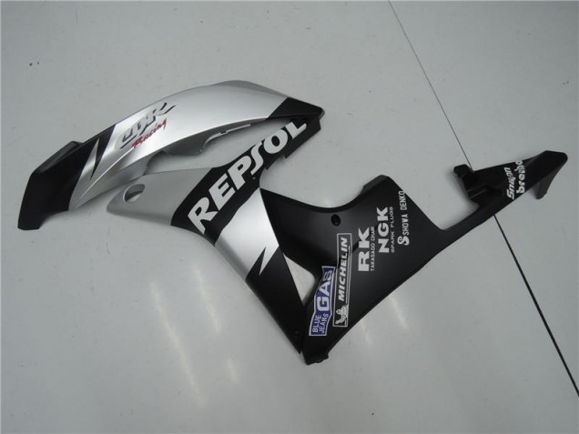 Plata Repsol Negro Carenado Moto Honda CBR 600 RR 07-08 Plata Repsol Negro Carenado Moto Honda CBR 600 RR 07-08