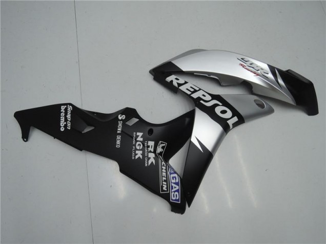 Plata Repsol Negro Carenado Moto Honda CBR 600 RR 07-08 Plata Repsol Negro Carenado Moto Honda CBR 600 RR 07-08