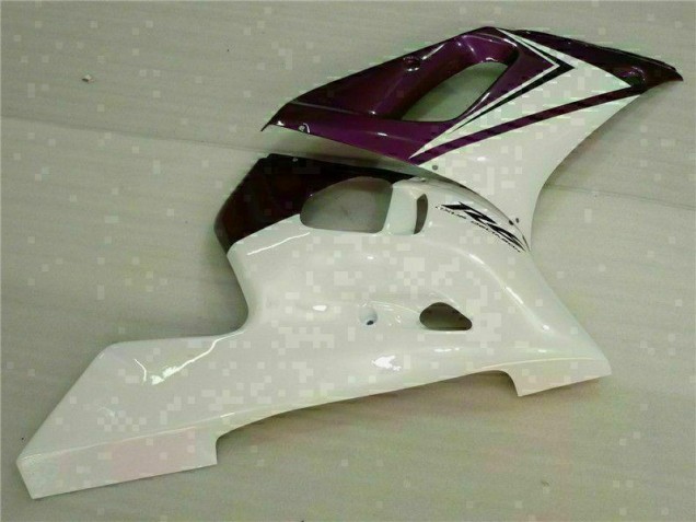 Púrpura Blanco Carenado Moto Yamaha R6 98-02 Púrpura Blanco Carenado Moto Yamaha R6 98-02