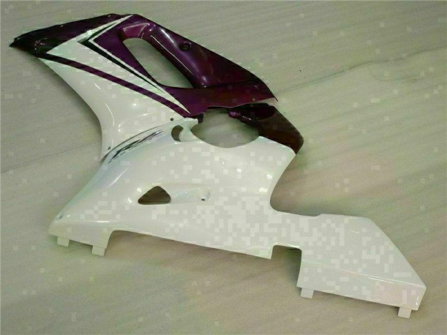 Púrpura Blanco Carenado Moto Yamaha R6 98-02 Púrpura Blanco Carenado Moto Yamaha R6 98-02