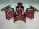 Púrpura Rojo Carenado Moto Kawasaki EX250 08-12 Púrpura Rojo Carenado Moto Kawasaki EX250 08-12