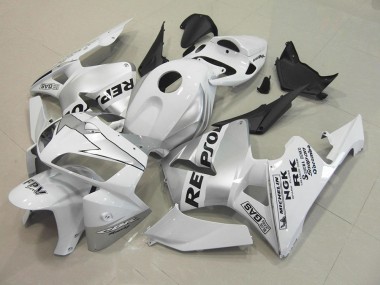Repsol Blanco Plata Carenado Moto Honda CBR 600 RR 05-06