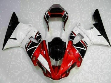Rojo ABS Kits Carenado Moto Yamaha R1 00-01