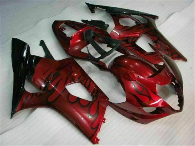 Rojo ABS Moto Plástica Suzuki GSXR 1000 K3 03-04 Rojo ABS Moto Plástica Suzuki GSXR 1000 K3 03-04