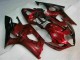 Rojo ABS Moto Plástica Suzuki GSXR 1000 K3 03-04 Rojo ABS Moto Plástica Suzuki GSXR 1000 K3 03-04