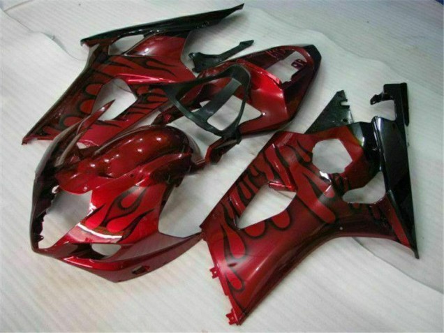 Rojo ABS Moto Plástica Suzuki GSXR 1000 K3 03-04 Rojo ABS Moto Plástica Suzuki GSXR 1000 K3 03-04