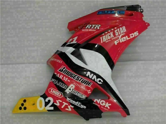 Rojo Amarillo Carenado Moto Kawasaki EX250 08-12 Rojo Amarillo Carenado Moto Kawasaki EX250 08-12