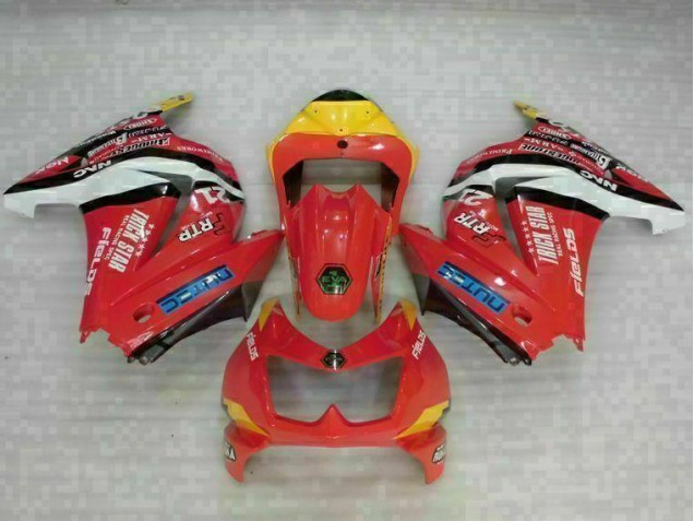 Rojo Amarillo Carenado Moto Kawasaki EX250 08-12 Rojo Amarillo Carenado Moto Kawasaki EX250 08-12