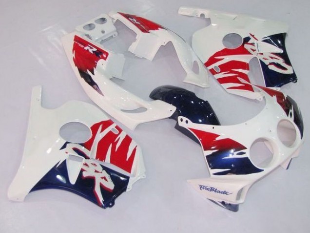 Rojo & Azul Carenado Moto Honda CBR 250 RR MC19 1988-1989 Rojo & Azul Carenado Moto Honda CBR 250 RR MC19 1988-1989