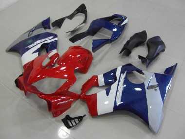 Rojo Azul Plata Carenado Moto Honda CBR 600 F4i 01-03
