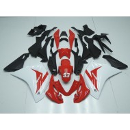 Rojo Blanco 93 Carenado Moto Honda CBR 125 R 11-13