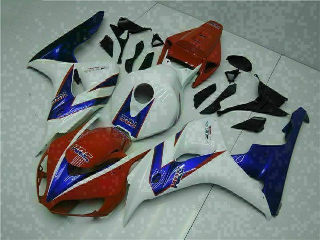 Rojo Blanco ABS Carenado Motocicleta Honda CBR 1000 RR 04-05 Rojo Blanco ABS Carenado Motocicleta Honda CBR 1000 RR 04-05