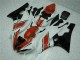 Rojo Blanco ABS Moto Plástico Yamaha R6 06-07 Rojo Blanco ABS Moto Plástico Yamaha R6 06-07