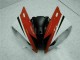 Rojo Blanco ABS Moto Plástico Yamaha R6 06-07 Rojo Blanco ABS Moto Plástico Yamaha R6 06-07