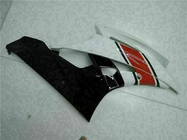 Rojo Blanco ABS Moto Plástico Yamaha R6 06-07 Rojo Blanco ABS Moto Plástico Yamaha R6 06-07