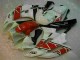 Rojo Blanco ABS Moto Plásticos Yamaha R6 06-07 Rojo Blanco ABS Moto Plásticos Yamaha R6 06-07