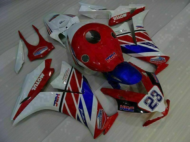 Rojo Blanco Azul 23 Carenado Moto Honda CBR 1000 RR 12-16 Rojo Blanco Azul 23 Carenado Moto Honda CBR 1000 RR 12-16