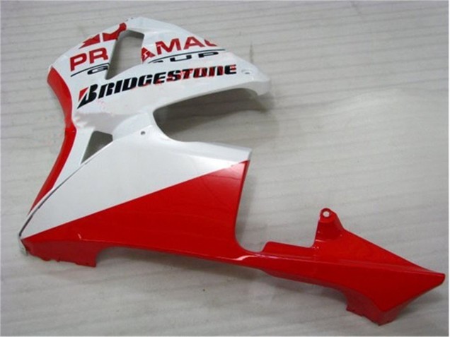 Rojo Blanco Carenado Moto Honda CBR 600 RR 05-06 Rojo Blanco Carenado Moto Honda CBR 600 RR 05-06