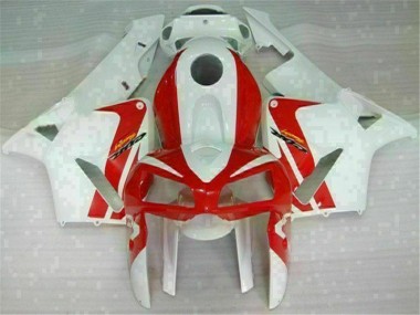 Rojo Blanco Carrocería Motocicletas Honda CBR 600 RR 05-06