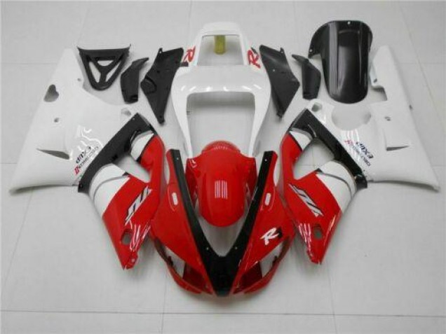 Rojo Blanco Carrocería Motocicletas Yamaha R1 98-99 Rojo Blanco Carrocería Motocicletas Yamaha R1 98-99