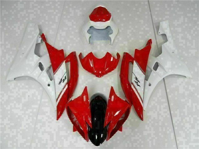 Rojo Blanco Kit Carenado Moto Yamaha R6 06-07 Rojo Blanco Kit Carenado Moto Yamaha R6 06-07