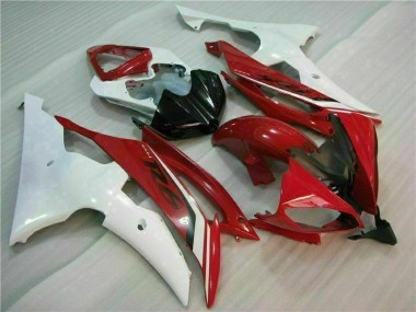 Rojo Blanco Kit Carenado Moto Yamaha R6 08-16
