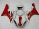 Rojo Blanco Kits Completo Carenado Moto ABS Yamaha R6 06-07 Rojo Blanco Kits Completo Carenado Moto ABS Yamaha R6 06-07