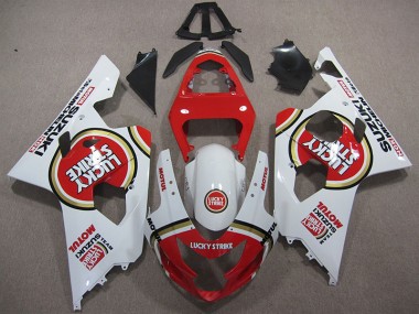 Rojo Blanco Lucky Strike Motul Carenado Moto Suzuki GSXR 600 K4 04-05